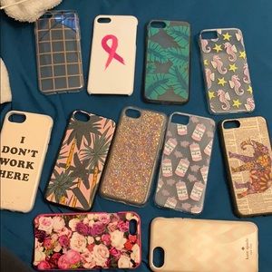 Lot of iPhone 7 cases